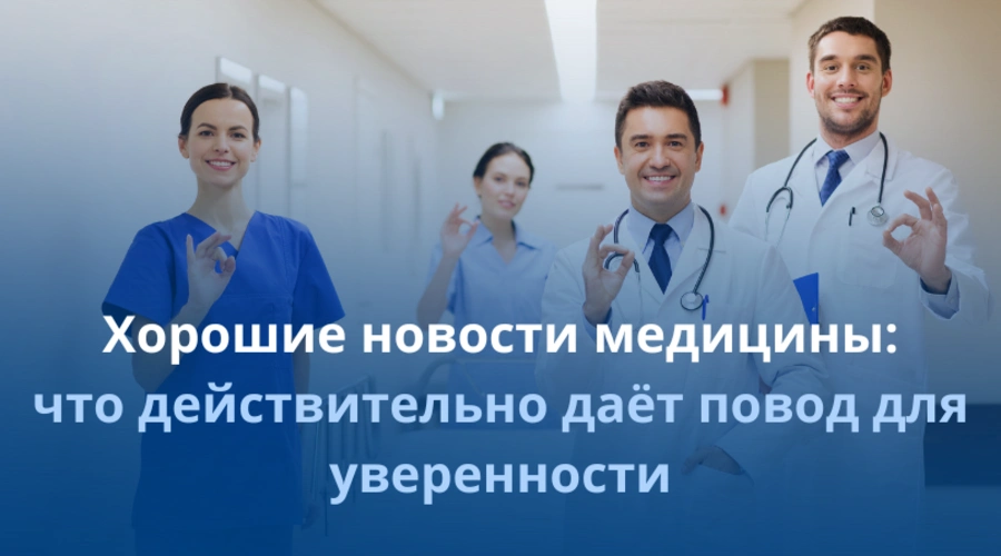 Хорошие новости из мира медицины: что действительно даёт повод для уверенности